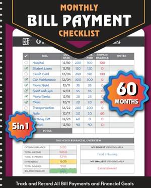 Honest review of Monthly Bill Payment Checklist