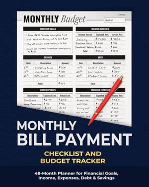 Honest review of Monthly Bill Payment Checklist & Budget Tracker